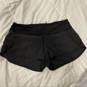 Black Lululemon Speed Up Short